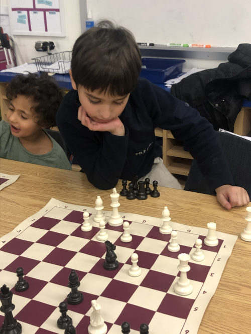 Kids Playing chess