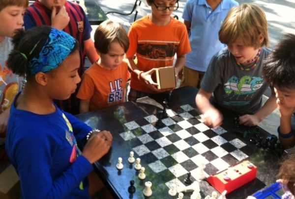Kids Playing CHess
